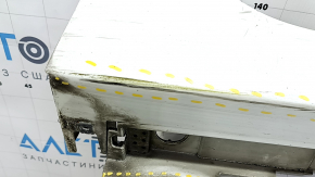 Right threshold Toyota Prius 50 Prime 17-22 white, broken fastening, dented, scratches