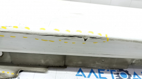Right threshold Toyota Prius 50 Prime 17-22 white, broken fastening, dented, scratches