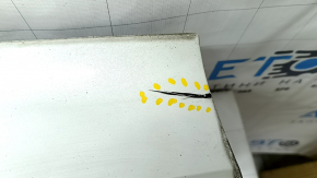 Right threshold Toyota Prius 50 Prime 17-22 white, broken fastening, dented, scratches