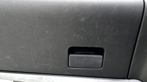 Torpedo front panel with AIRBAG Toyota Prius 50 17-22 black with gray under a small display with a glove compartment, for dry cleaning, scratches on the glove compartment, rusty squib