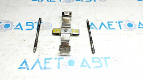 Brake pad mounting bracket front right set Cadillac ATS 13- 4 pistons
