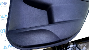 Door trim card rear right Toyota Camry v50 12-14 usa black with black insert plastic, armrest black rubber, scuffs, scratches