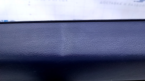 Door trim card rear right Lexus ES300h ES350 13-18 black with black insert leather, armrest leather, molding dark wood gloss, with backlight, scratches, abrasions, dents