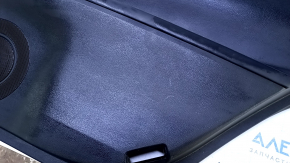 Door trim card rear right Lexus ES300h ES350 13-18 black with black insert leather, armrest leather, molding dark wood gloss, with backlight, scratches, abrasions, dents