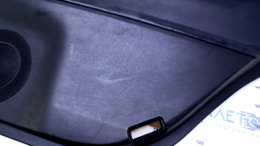 Door trim card rear right Lexus ES300h ES350 13-18 black with black insert leather, armrest leather, molding light wood gloss, with backlight, scratches, abrasions, butt