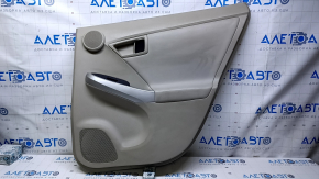 Door trim card rear right Toyota Prius 30 10-15 beige with beige insert leather, armrest beige leather, under the tweeter, scratches, abrasions