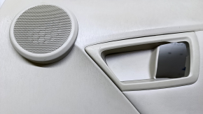 Door trim card rear right Toyota Prius 30 10-15 beige with beige insert leather, armrest beige leather, under the tweeter, scratches, abrasions