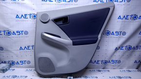 Door trim card rear right Toyota Prius 30 10-15 gray with dark gray insert leather, armrest dark gray leather, under the tweeter, scratches, abrasions