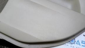 Door trim card rear right Lexus RX300 RX330 RX350 RX400h 04-09 beige with beige insert leather, armrest beige leather, molding light wood gloss, scuffs, abrasions, scratches, broken fastening