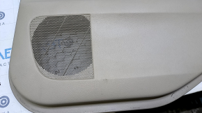 Door trim card rear right Lexus RX300 RX330 RX350 RX400h 04-09 beige with beige insert leather, armrest beige leather, molding light wood gloss, scuffs, abrasions, scratches, broken fastening