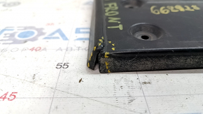 Audi Q5 Front Bumper License Plate 80A 18-20 Crack, Scratches, Non-Factory Holes