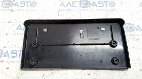 Audi Q5 Front Bumper License Plate 80A 18-20 Crack, Scratches, Non-Factory Holes