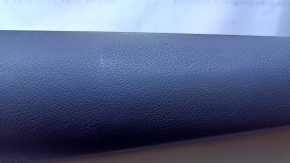 Door trim card rear right Lexus RX350 RX450h 10-15 beige with beige insert leather, armrest beige leather, dent, bumps, abrasions, scratches, tear