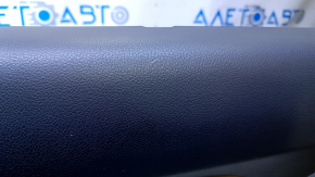 Door trim card rear right Toyota Prius 50 16- black with beige insert leather, armrest black leather, scuffs, scratches