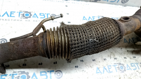 Exhaust manifold with catalytic converter Lincoln MKZ 13-16 hybrid mesh torn