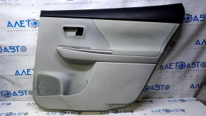 Door trim card rear right Toyota Prius V 12-17 gray with gray insert cloth, armrest gray cloth, scuffs, scratches, for dry cleaning