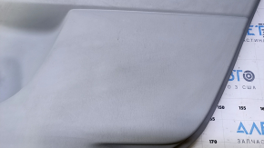 Door trim card rear right Toyota Prius V 12-17 gray with gray insert cloth, armrest gray cloth, scuffs, scratches, for dry cleaning