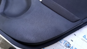Door trim card rear right Toyota Prius 30 10-15 dark gray with dark gray insert cloth, armrest dark gray cloth, scratches, abrasions, pokes