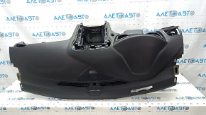 Torpedo front panel with AIRBAG Ford Fusion mk5 19-20 black under projection, under start-stop, fractures