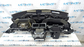 Torpedo front panel with AIRBAG Ford Fusion mk5 19-20 black under projection, under start-stop, fractures