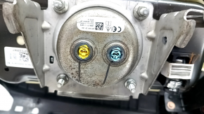 Torpedo front panel with AIRBAG Ford Fusion mk5 19-20 black under projection, under start-stop, fractures