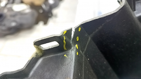 Torpedo front panel with AIRBAG Ford Fusion mk5 19-20 black under projection, under start-stop, fractures