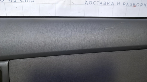 Door trim card rear right Toyota Prius 30 10-15 dark gray with dark gray insert cloth, armrest dark gray cloth, scratches, abrasions, broken fastener