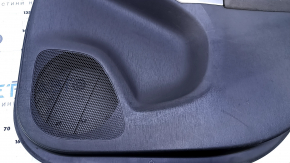 Door trim card rear right Toyota Prius 30 10-15 dark gray with dark gray insert cloth, armrest dark gray cloth, scratches, abrasions, broken fastener