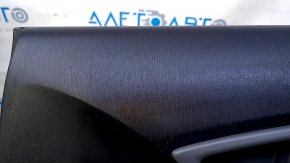 Door trim card rear right Toyota Prius 30 10-15 black with dark gray insert cloth, armrest dark gray cloth, scratches, abrasions