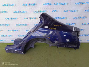 Quarter wing rear left Mercedes W213 E 17-20 on the body, blue, pokes, painted 0.25mm