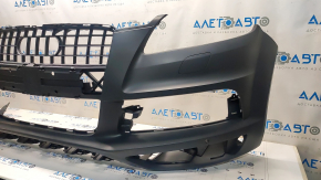 Bare front bumper Audi Q7 4L 10-15 for parking sensors and washer S-line