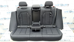 Rear row of seats 2nd row BMW X3 G01 18-21 leather Vernasca black, gray stitching