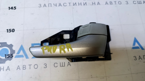 Toyota Prius V 12-14 light gray inner rear right door handle