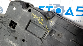Right fuel tank guard Subaru Legacy 15-19 dented, cracks