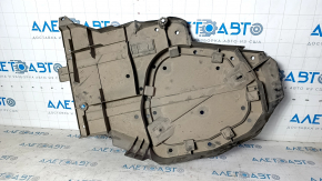 Right fuel tank guard Subaru Legacy 15-19 dented, cracks