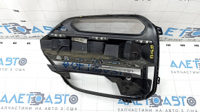 Lower grille of the front bumper right BMW X3 G01 18-21 under fog lights and parking sensors, black gloss, broken fastening