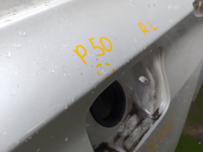 Quarter wing rear left Toyota Prius 50 16-18 without BSM on the body, white, pokes
