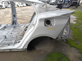 Quarter wing rear left Toyota Prius 50 16-18 without BSM on the body, white, pokes
