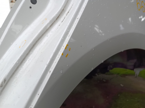 Quarter wing rear left Toyota Prius 50 16-18 without BSM on the body, white, pokes
