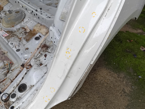 Quarter wing rear left Toyota Prius 50 16-18 without BSM on the body, white, pokes