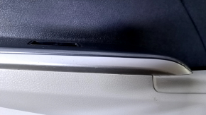 Door trim card rear right Toyota Camry v50 12-14 usa gray with black insert plastic, armrest gray rubber, scratches, abrasions