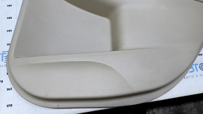 Door trim card rear right Toyota Camry v50 12-14 usa beige with black insert plastic, armrest beige rubber, scuffs, scratches