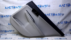 Door trim card rear right Toyota Camry v50 12-14 usa gray with gray insert rubber, armrest gray rubber, scuffs, scratches