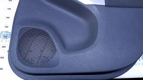 Door trim card rear right Toyota Prius 30 10-15 dark gray with dark gray insert cloth, armrest dark gray cloth, scratches, abrasions