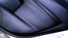 Door trim card rear right Toyota Camry v55 15-17 usa black with black insert plastic, armrest black rubber, scuffs, scratches