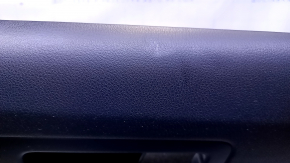Door trim card rear right Toyota Highlander 14-16 gray with black insert cloth, armrest black cloth, molding gray structure, scratches, abrasions, for dry cleaning