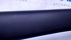 Door trim card rear right Toyota Prius 50 16- black with gray insert leather, armrest black leather, scratches, abrasions