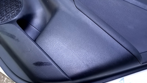 Door trim card rear right Toyota Prius 50 16- black with black insert leather, armrest black leather, scuffs, scratches