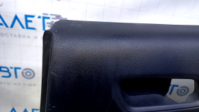 Door trim card rear right Toyota Prius 50 16- black with black insert leather, armrest black leather, scuffs, scratches, nicks