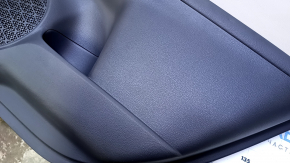 Door trim card rear right Toyota Prius 50 16- gray with beige insert leather, armrest gray leather, scuffs